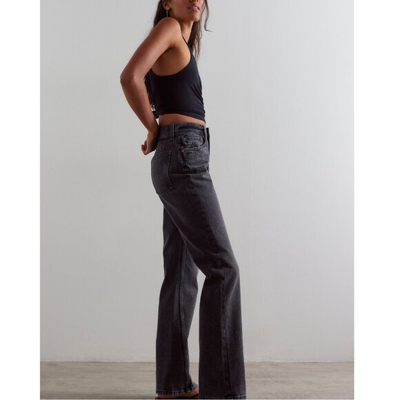 FREE PEOPLE We The Free Xena Slim Straight Jeans Dark Knight NWT
28 W 31 inseam - Picture 2 of 10